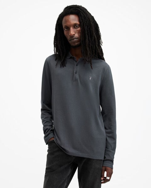 Reform Long Sleeve Ramskull Polo Shirt AllSaints UAE