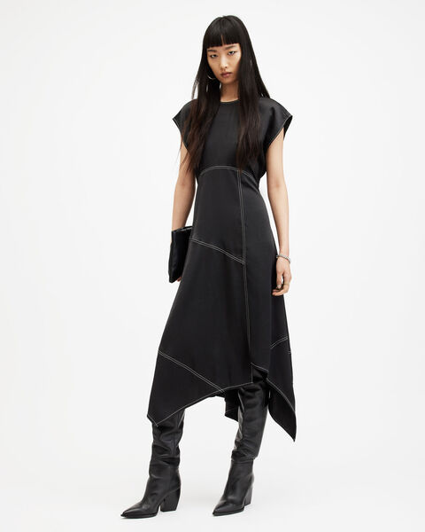 Buy Agnes Maxi Dress For Women - Black | AllSaints UAE Buy Agnes Maxi Dress For Women - Black | AllSaints UAE
