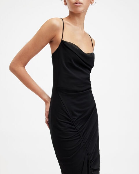 ulla mesh draped midi dress Ulla Johnson - Demetria ruffled ruched metallic crinkled-taffeta midi dress