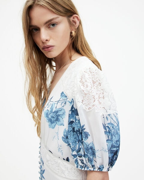 Dinah Lace Dekorah Floral Maxi Dress | AllSaints UAE Dinah Lace Dekorah Floral Maxi Dress | AllSaints UAE