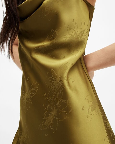 Buy Hadley Jaquard Dress - Sap Green | AllSaints UAE Buy Hadley Jaquard Dress - Sap Green | AllSaints UAE